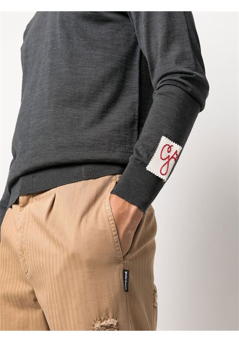 Grey ribbed-knit sweatshirt Golden Goose - men GOLDEN GOOSE | GMP00947P00066560304